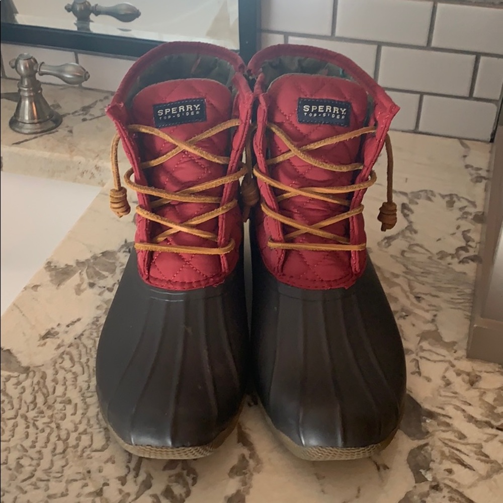 Sperry Top-Sizer rain boots